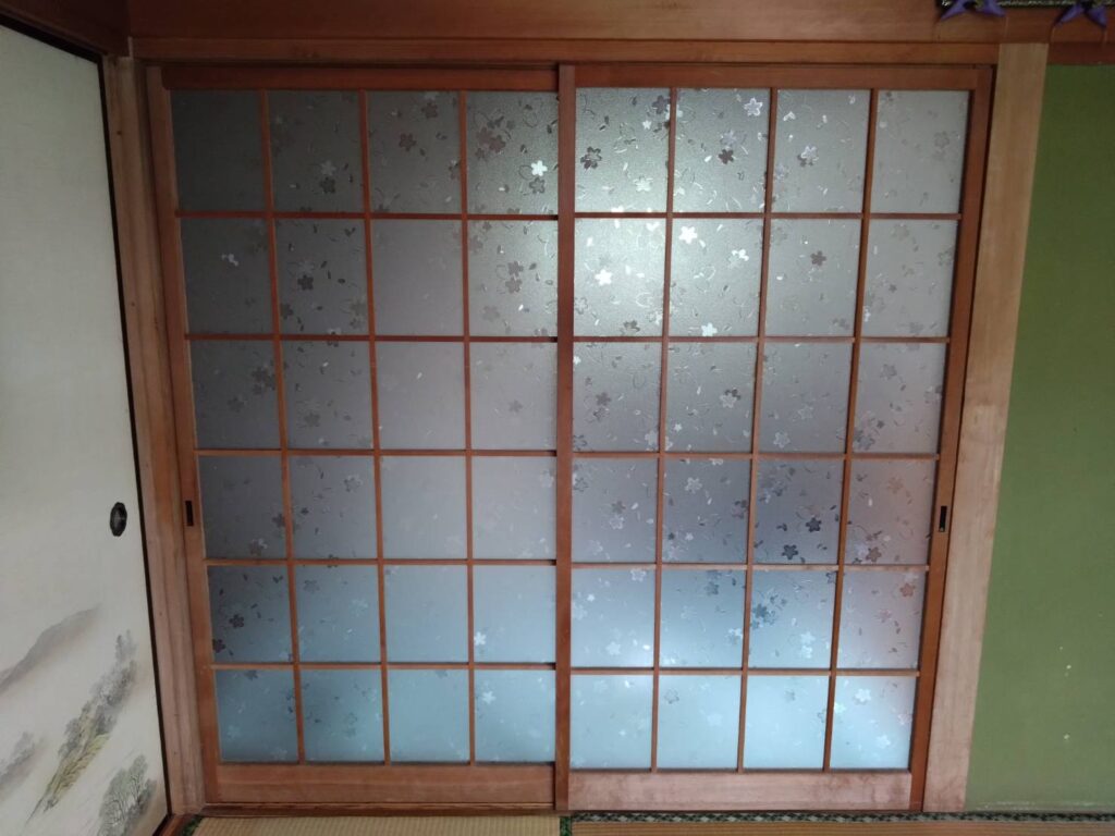 ふすま新調 ビフォー 飯塚市