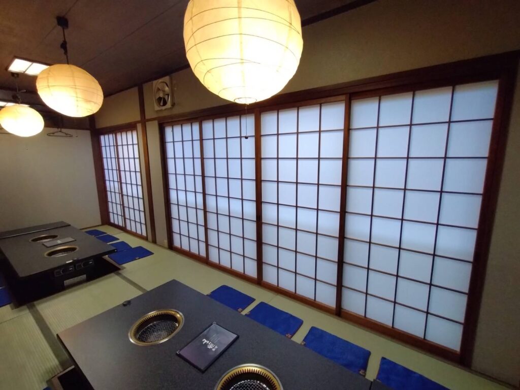 焼肉店 障子張り替え 施工後③