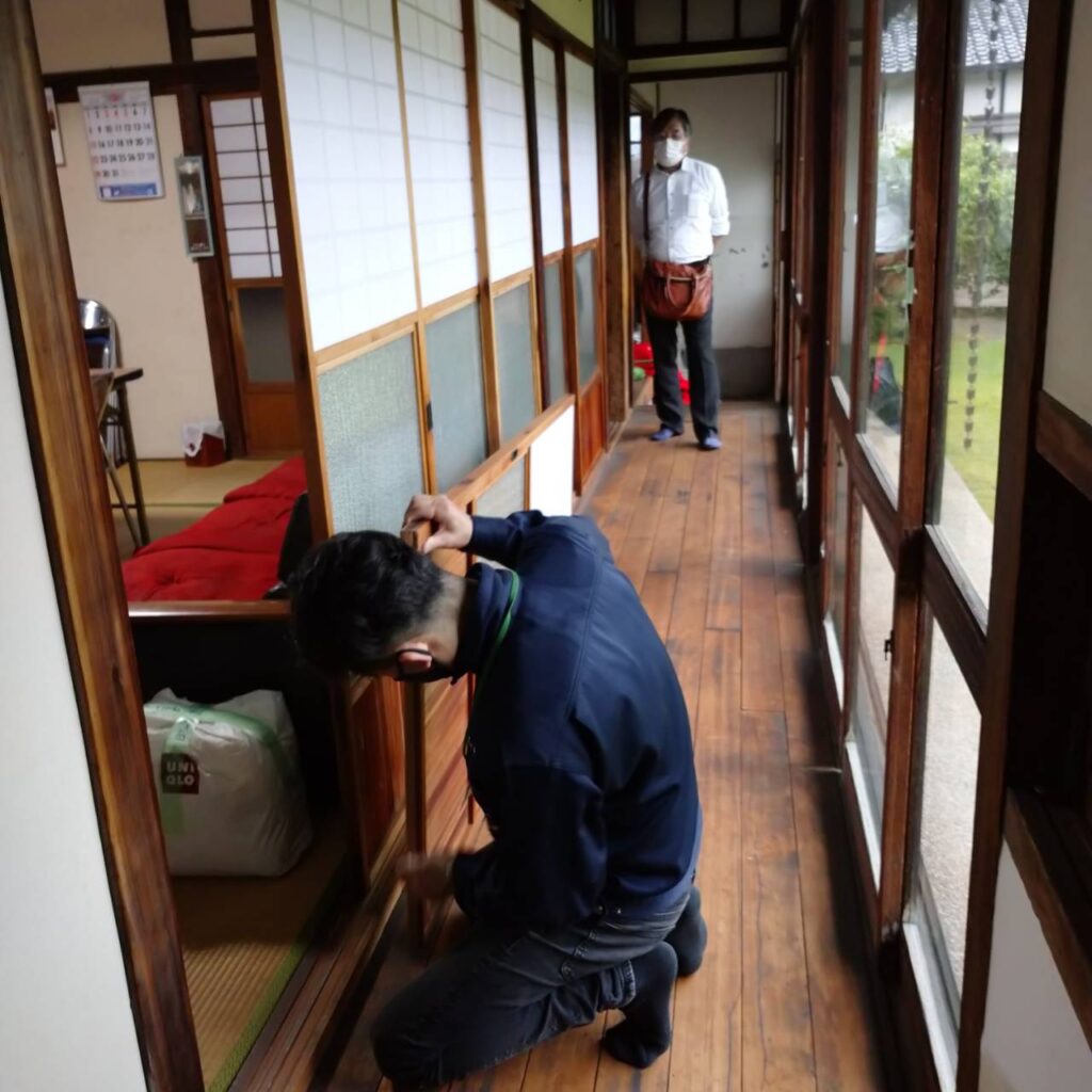旧伊藤伝右衛門邸 畳 障子 修繕