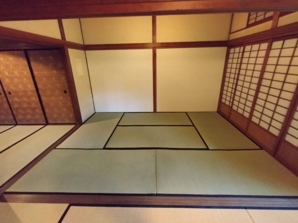 旧伊藤伝右衛門邸 畳 障子 修繕