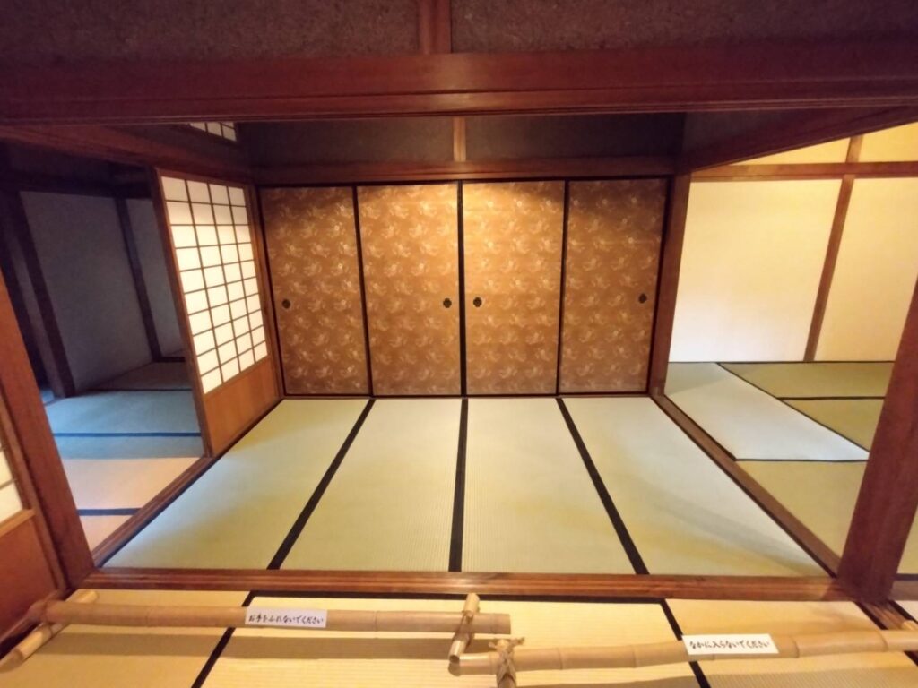 旧伊藤伝右衛門邸 畳 障子 修繕