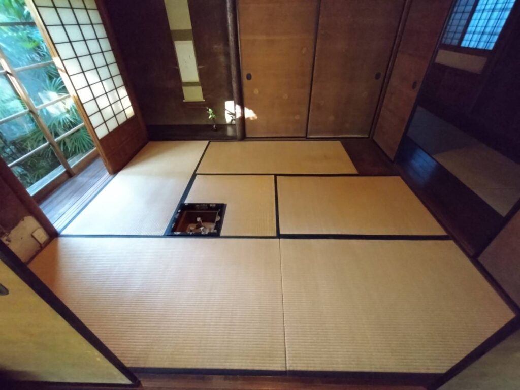 旧伊藤伝右衛門邸 畳 障子 修繕