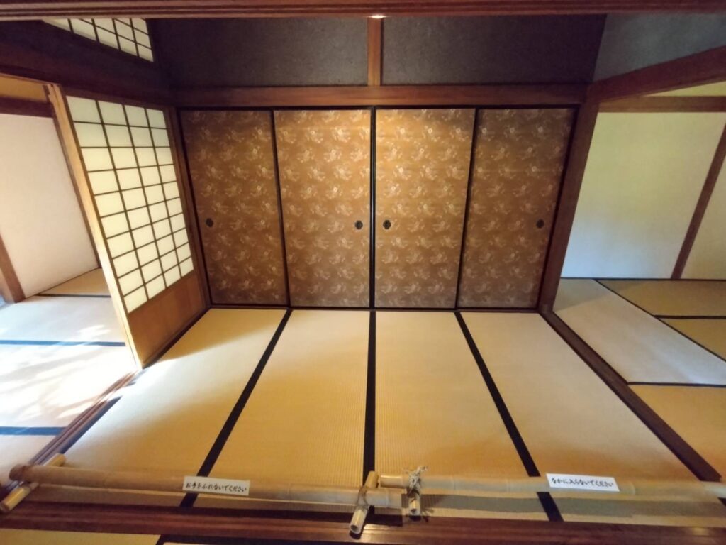 旧伊藤伝右衛門邸 畳 障子 修繕