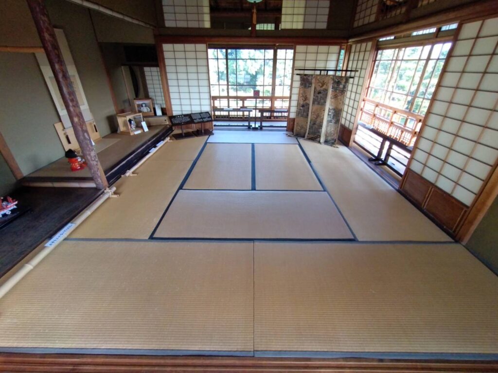 旧伊藤伝右衛門邸 畳 障子 修繕