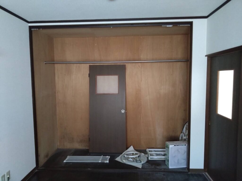福智町 戸建てリフォーム 洋室・収納