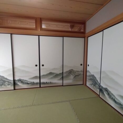 飯塚・筑豊｜書を仕立てる表具のふすま｜“張替え屋にできない”仕事
