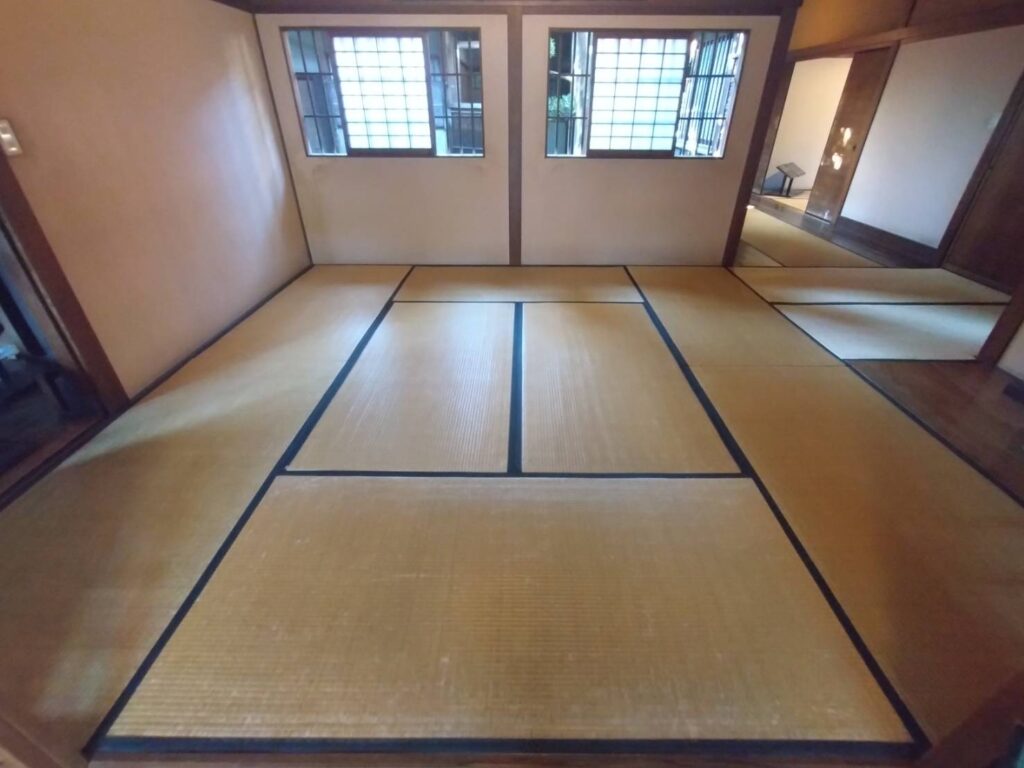 旧伊藤伝右衛門邸 畳 新畳 表替え