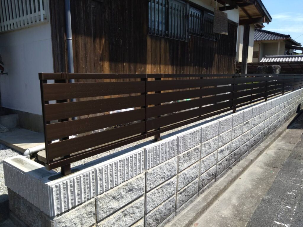 塀・フェンス取替え 施工事例