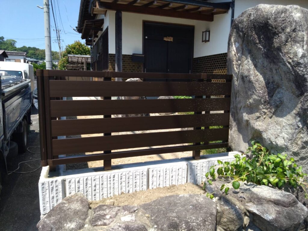 塀・フェンス取替え 施工事例