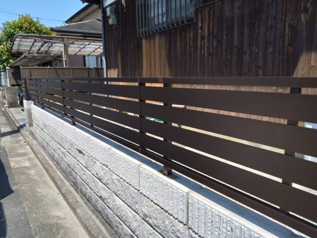 塀・フェンス取替え 施工事例