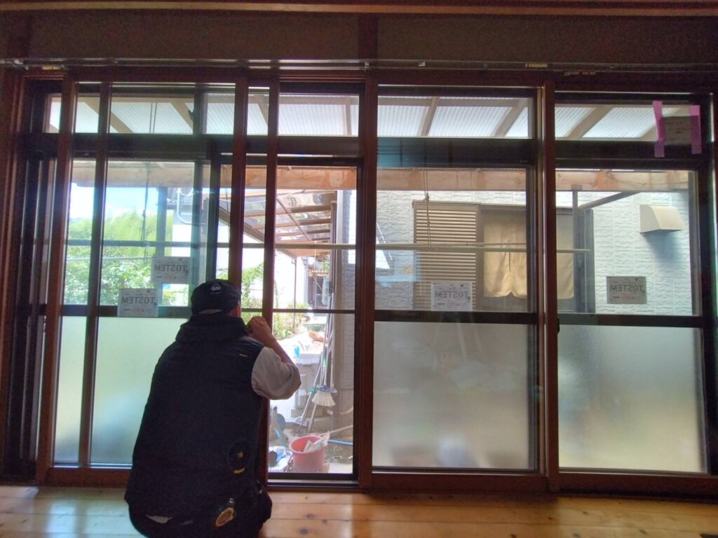 飯塚市 内窓 カーテン 施工事例