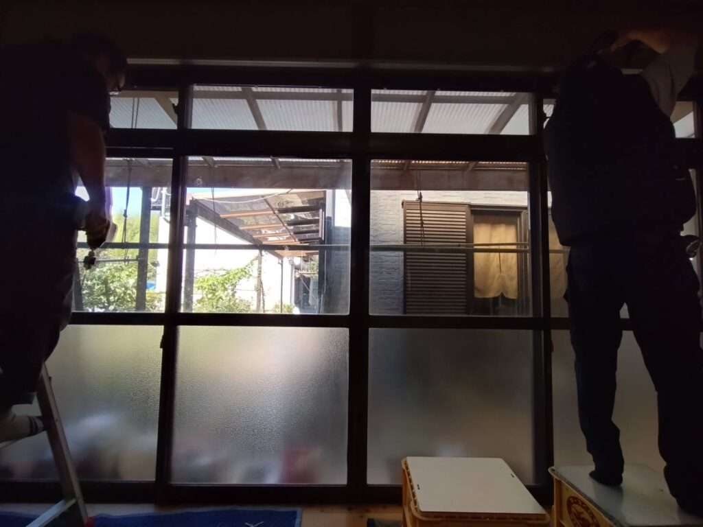 飯塚市 内窓 カーテン 施工事例