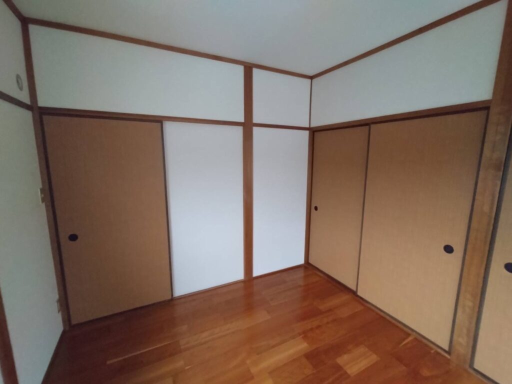 直方市 ふすま張替え 木目柄襖紙